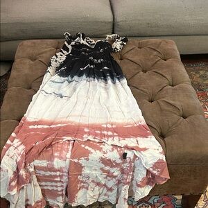 Tie-Dye Sleeveless Maxi Dress